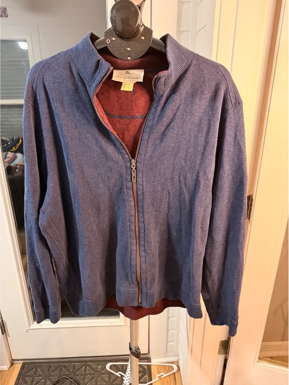 Tommy Bahama Blue Full Zip Jacket